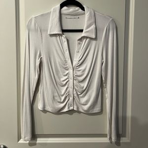 Ribbed Button Down Shirt